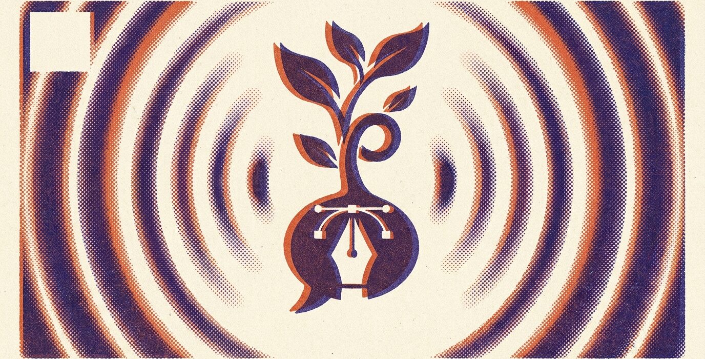 Leaf growing from pen tool speec… 202606070814