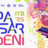 "Branding Visual Pasar Seni ITB 2025 dengan estetika Y2K Acid Graphics"