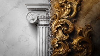 Classical meets baroque in architecture