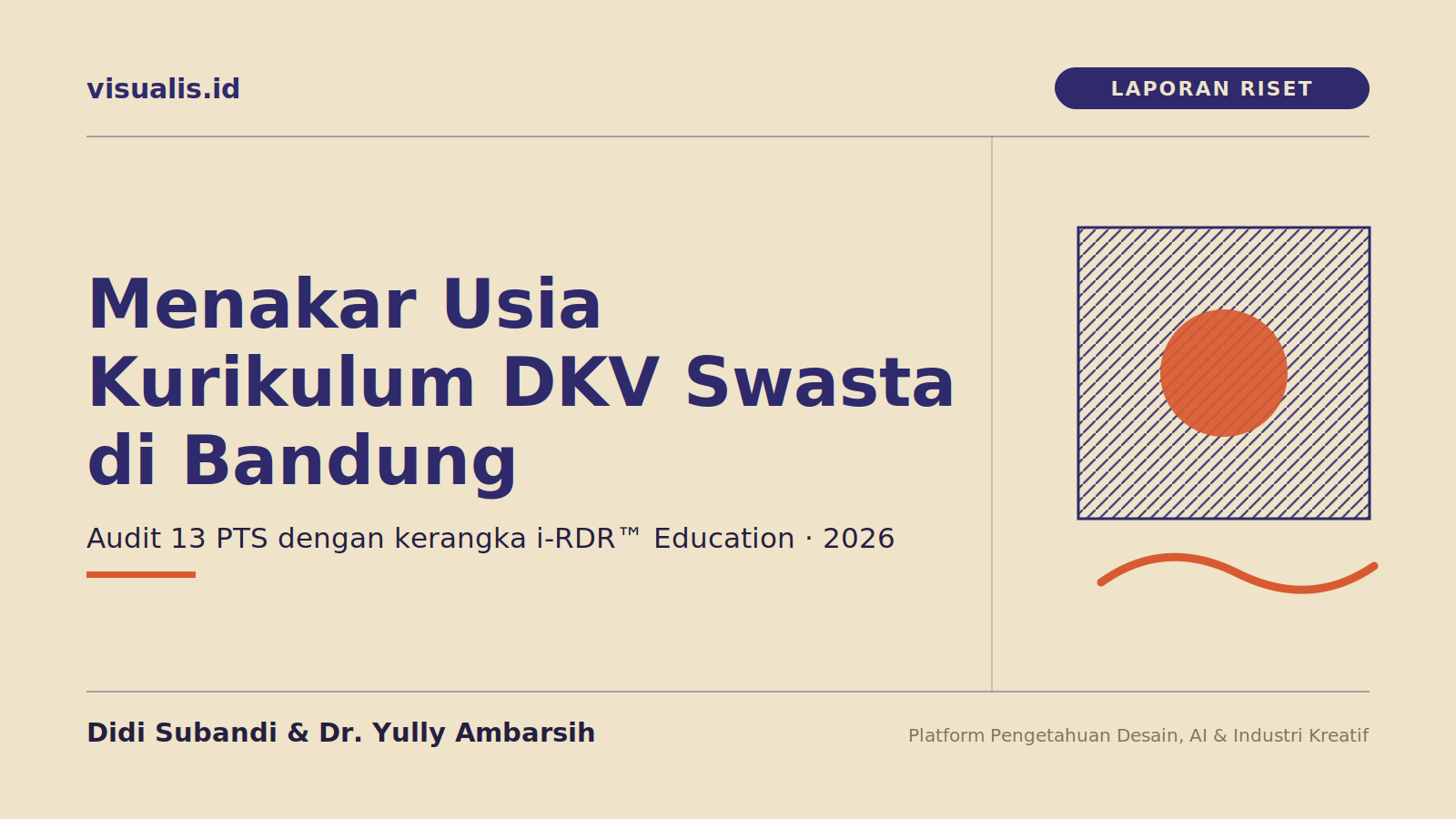 Grafik analisis usia kurikulum DKV swasta di Bandung.