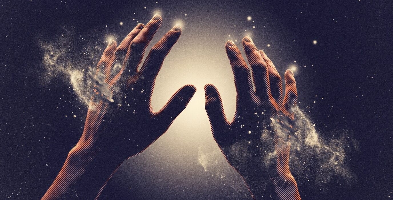 Hands dissolving into dust 202606111209