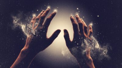 Hands dissolving into dust 202606111209
